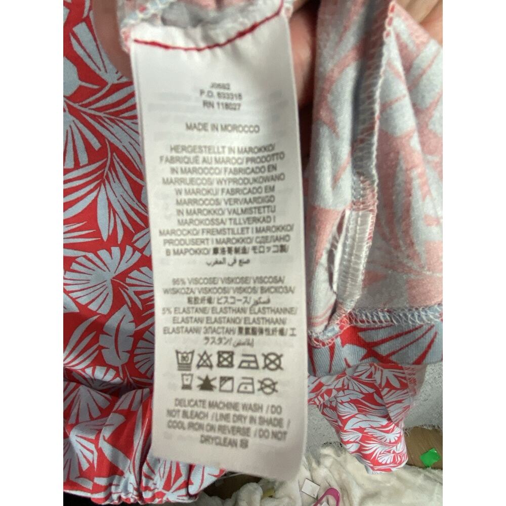 Boden NWTs Lola Jersey Dress Women’s 8 Tropical Pattern Midi Resortwear - Picture 10 of 10